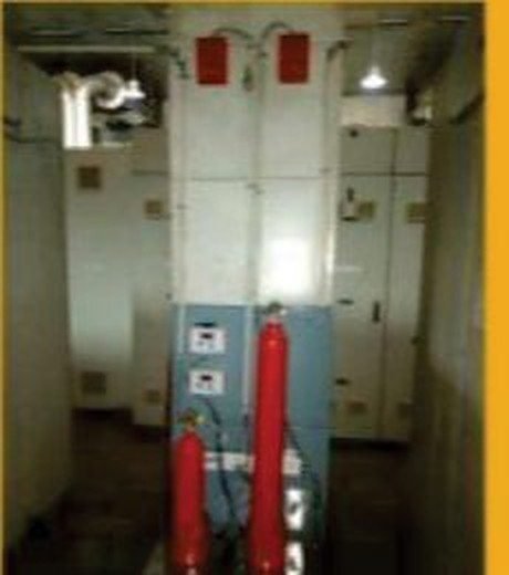 Gas suppression · plant room